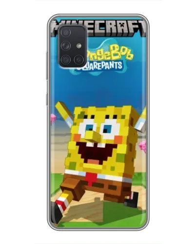 Чохол для Samsung Galaxy A72 з картинкою «Губка Боб Minecraft» Чохол для Samsung Galaxy A72 з картинкою «Губка Боб Minecraft»