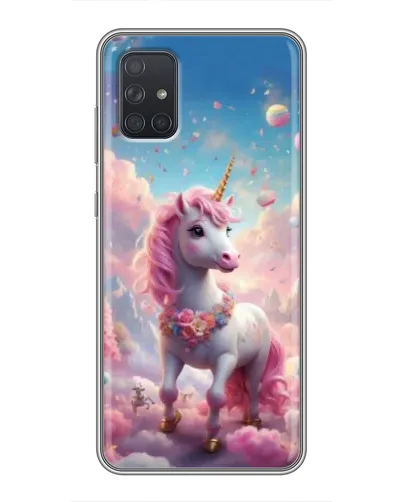 Чехол для Samsung Galaxy A72 с картинкой «Единорог среди облаков» Чехол для Samsung Galaxy A72 с картинкой «Единорог среди облаков»
