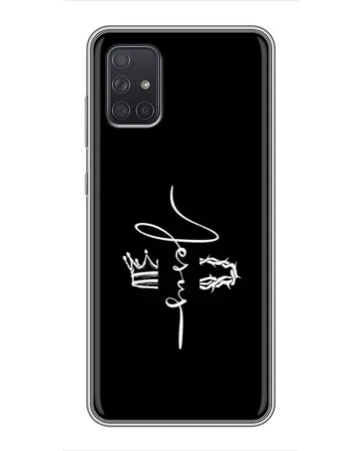 Чохол для Samsung Galaxy A72 з картинкою «Король Слави Jesus»