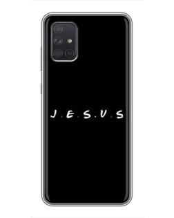Чохол для Samsung Galaxy A72 з картинкою «Крапки віри J.E.S.U.S.»