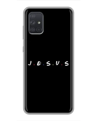 Чохол для Samsung Galaxy A72 з картинкою «Крапки віри J.E.S.U.S.»