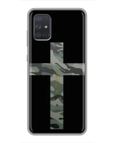 Чохол для Samsung Galaxy A72 з картинкою «Мілітарі Хрест»