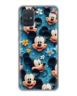 Чохол для Samsung Galaxy A72 з картинкою «Паттерн Міккі та Мінні»