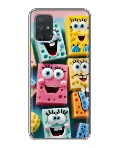 Чехол для Samsung Galaxy A72 с картинкой «Цветные губки» Чехол для Samsung Galaxy A72 с картинкой «Цветные губки»