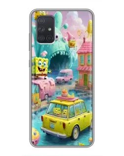 Чехол для Samsung Galaxy A72 с картинкой «Монстр-трак приключения»