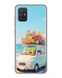 Чехол для Samsung Galaxy A72 с картинкой «Автомобильное путешествие»