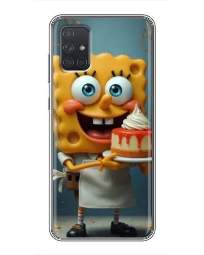 Чехол для Samsung Galaxy A72 с картинкой «Повар Спанч Боб» Чехол для Samsung Galaxy A72 с картинкой «Повар Спанч Боб»