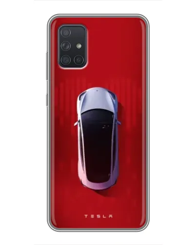 Чохол для Samsung Galaxy A72 з картинкою «Tesla Top View»