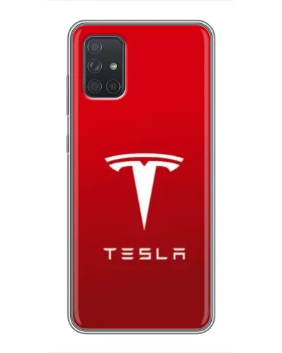 Чохол для Samsung Galaxy A72 з картинкою «Tesla Red Classic»