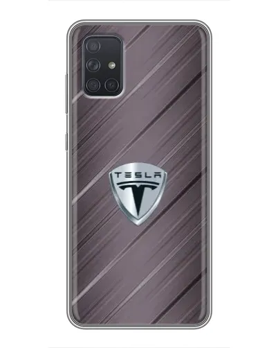 Чохол для Samsung Galaxy A72 з картинкою «Металева текстура Tesla»