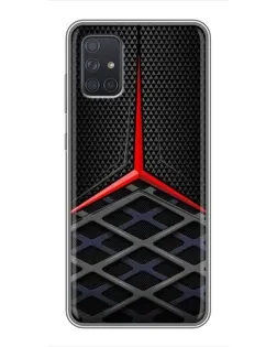 Чехол для Samsung Galaxy A72 с картинкой «Mercedes Carbon Grid» Чехол для Samsung Galaxy A72 с картинкой «Mercedes Carbon Grid»