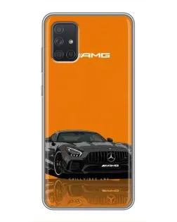 Чехол для Samsung Galaxy A72 с картинкой «Оранжевый Mercedes AMG» Чехол для Samsung Galaxy A72 с картинкой «Оранжевый Mercedes AMG»