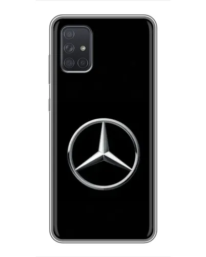 Чехол для Samsung Galaxy A72 с картинкой «Mercedes классический лого» Чехол для Samsung Galaxy A72 с картинкой «Mercedes классический лого»