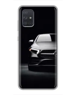 Чехол для Samsung Galaxy A72 с картинкой «Свет фар Mercedes» Чехол для Samsung Galaxy A72 с картинкой «Свет фар Mercedes»
