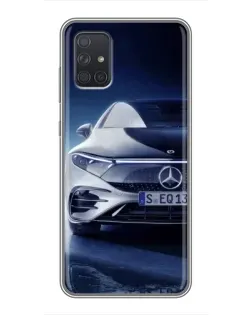 Чехол для Samsung Galaxy A72 с картинкой «Mercedes EQ — будущее» Чехол для Samsung Galaxy A72 с картинкой «Mercedes EQ — будущее»