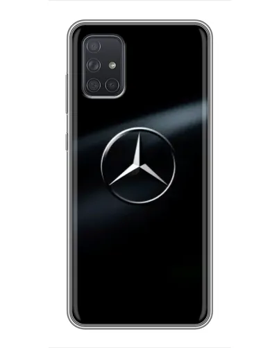 Чехол для Samsung Galaxy A72 с картинкой «Mercedes на металле» Чехол для Samsung Galaxy A72 с картинкой «Mercedes на металле»