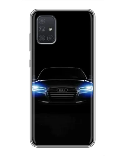 Чохол для Samsung Galaxy A72 з картинкою «Audi в неоні»