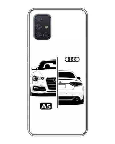 Чохол для Samsung Galaxy A72 з картинкою «Audi — контрастний дизайн»