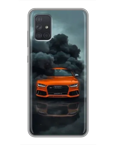 Чохол для Samsung Galaxy A72 з картинкою «Audi у хмарах диму»