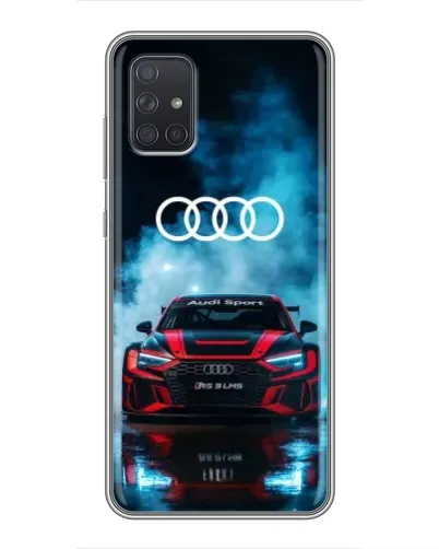 Чохол для Samsung Galaxy A72 з картинкою «Audi Sport — неон»