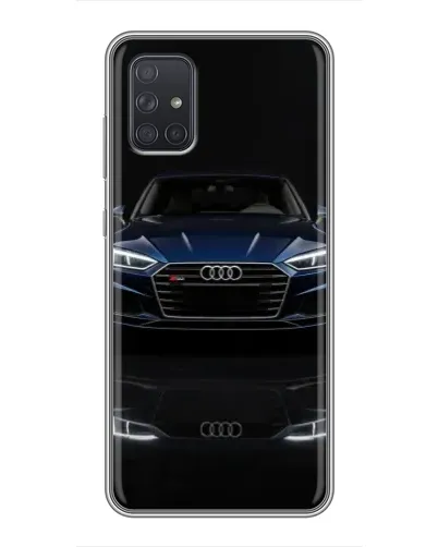 Чохол для Samsung Galaxy A72 з картинкою «Audi — нічне відображення»