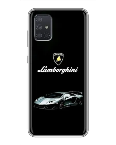 Чохол для Samsung Galaxy A72 з картинкою «Логотип Lamborghini класика»