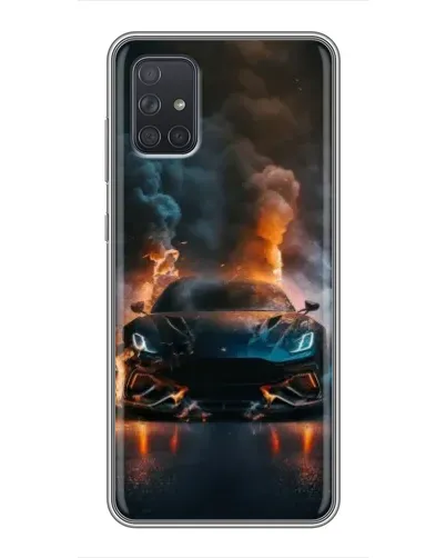 Чохол для Samsung Galaxy A72 з картинкою «Lamborghini димна естетика»