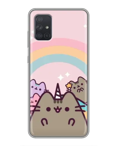 Чехол для Samsung Galaxy A72 с картинкой «Единорог Pusheen» Чехол для Samsung Galaxy A72 с картинкой «Единорог Pusheen»