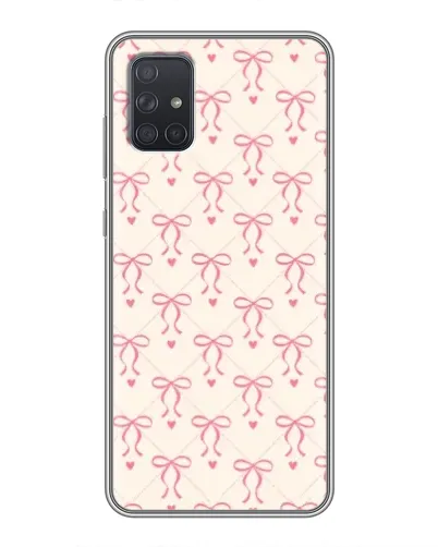 Чохол для Samsung Galaxy A72 з картинкою «Рожеві бантики Coquette» Чохол для Samsung Galaxy A72 з картинкою «Рожеві бантики Coquette»