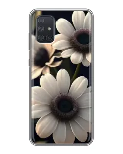Чохол для Samsung Galaxy A72 з картинкою «Білі маргаритки макро» Чохол для Samsung Galaxy A72 з картинкою «Білі маргаритки макро»