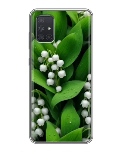 Чохол для Samsung Galaxy A72 з картинкою «Конвалії в зелені»
