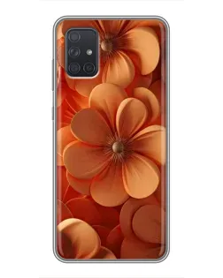Чохол для Samsung Galaxy A72 з картинкою «Помаранчева макро квітка» Чохол для Samsung Galaxy A72 з картинкою «Помаранчева макро квітка»
