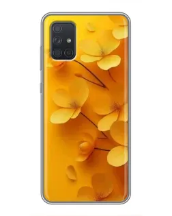 Чохол для Samsung Galaxy A72 з картинкою «Золоті пелюстки» Чохол для Samsung Galaxy A72 з картинкою «Золоті пелюстки»