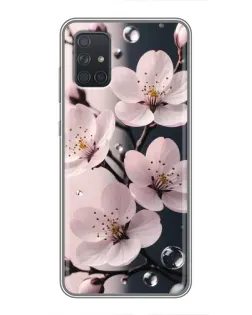Чохол для Samsung Galaxy A72 з картинкою «Ніжня сакура та краплі» Чохол для Samsung Galaxy A72 з картинкою «Ніжня сакура та краплі»