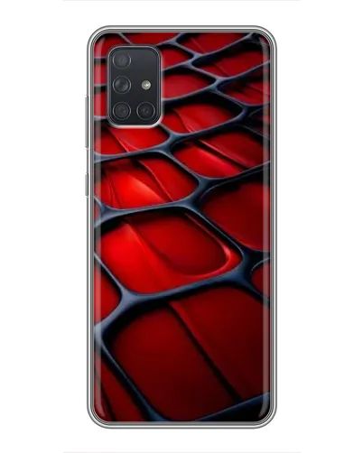 Чохол для Samsung Galaxy A72 з картинкою «Червона глянцева сітка» Чохол для Samsung Galaxy A72 з картинкою «Червона глянцева сітка»