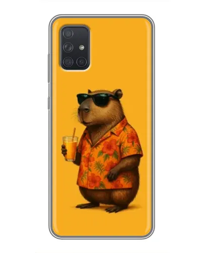 Чохол для Samsung Galaxy A72 з картинкою «Капібара на відпочинку» Чохол для Samsung Galaxy A72 з картинкою «Капібара на відпочинку»