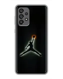 Чохол для Samsung Galaxy A73 (5G) з картинкою «Jordan Gradient Logo»