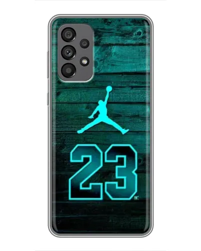 Чохол для Samsung Galaxy A73 (5G) з картинкою «Jordan Cyan 23» Чохол для Samsung Galaxy A73 (5G) з картинкою «Jordan Cyan 23»