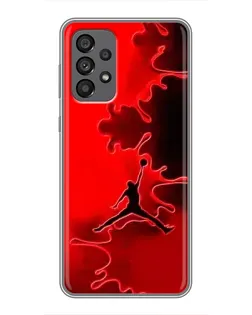 Чохол для Samsung Galaxy A73 (5G) з картинкою «Jordan Red Smoke»