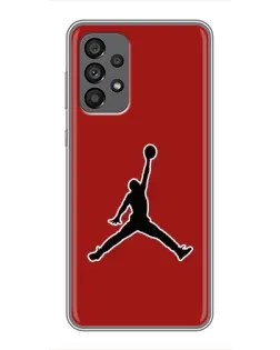 Чохол для Samsung Galaxy A73 (5G) з картинкою «Jordan Red Back»