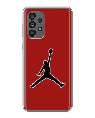 Чохол для Samsung Galaxy A73 (5G) з картинкою «Jordan Red Back» Чохол для Samsung Galaxy A73 (5G) з картинкою «Jordan Red Back»