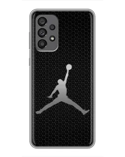 Чохол для Samsung Galaxy A73 (5G) з картинкою «Jordan Dark Carbon»