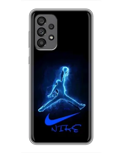 Чохол для Samsung Galaxy A73 (5G) з картинкою «Jordan Neon Blue» Чохол для Samsung Galaxy A73 (5G) з картинкою «Jordan Neon Blue»