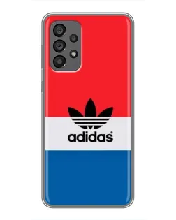 Чехол для Samsung Galaxy A73 (5G) с картинкой «Ретро блоки Adidas»