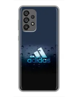 Чехол для Samsung Galaxy A73 (5G) с картинкой «Adidas Water Drops»
