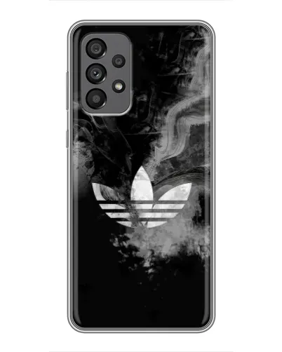 Чехол для Samsung Galaxy A73 (5G) с картинкой «Абстрактный дым Adidas»