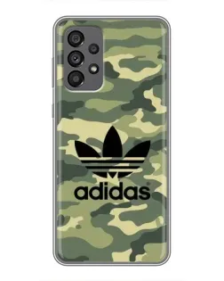 Чехол для Samsung Galaxy A73 (5G) с картинкой «Милитари стиль Adidas»