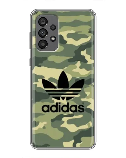 Чехол для Samsung Galaxy A73 (5G) с картинкой «Милитари стиль Adidas»