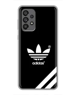 Чехол для Samsung Galaxy A73 (5G) с картинкой «Adidas с диагональными полосами»