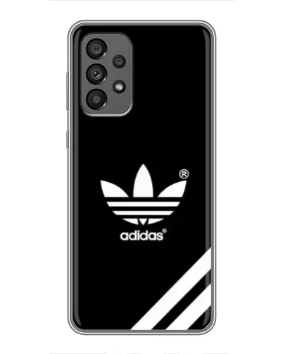 Чехол для Samsung Galaxy A73 (5G) с картинкой «Adidas с диагональными полосами»